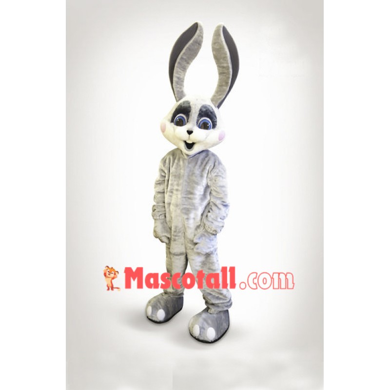 Smiling Bunny Mascot Costume