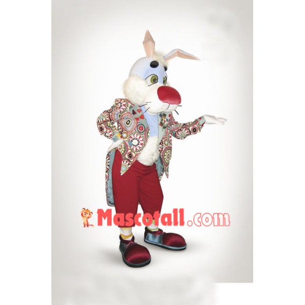 Gent Rabbit Mascot Costume
