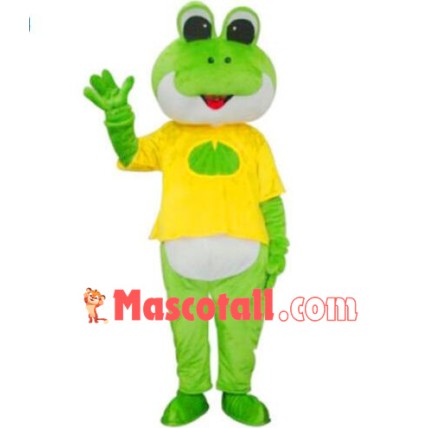 New Cartoon Frog Mascot Costume