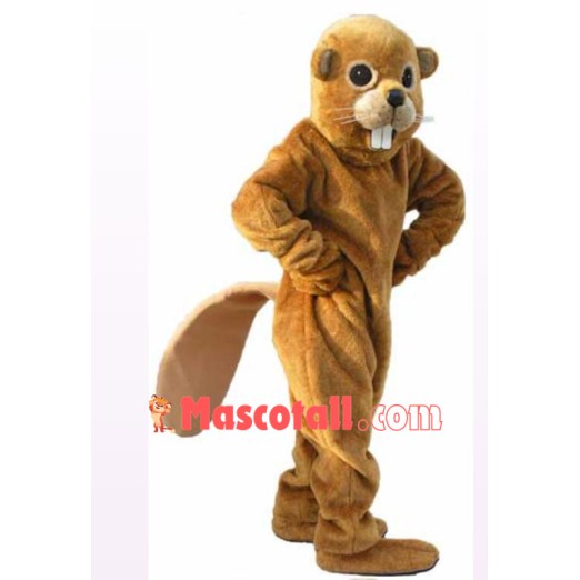 Friendly Lightweight Beaver Mascot Costume