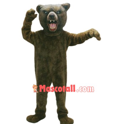Fierce Animal Grizzly Bear Mascot Costume