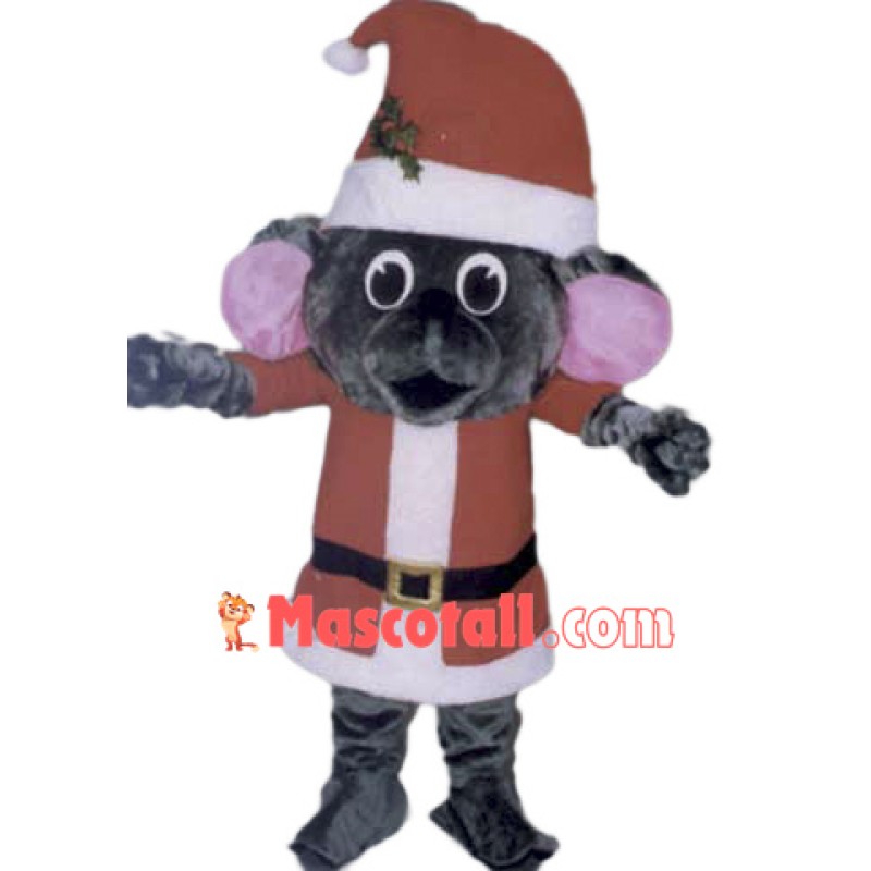 High Quality Christmas Mouse Mascot Costume