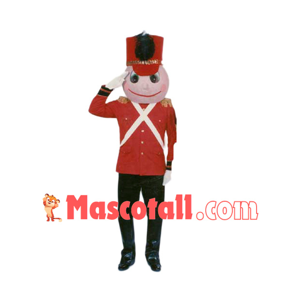 Toy Soldier Mascot Costume