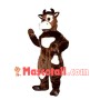 Friendly Cow Mascot Costume