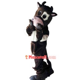 Shy Cow Mascot Costume