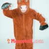 Friendly Donkey Mascot Costume