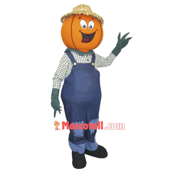 Mr Pumpkin Mascot Costume