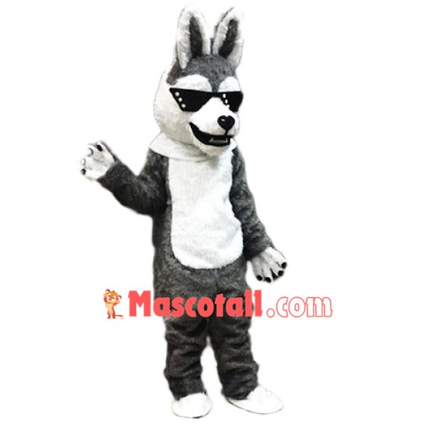Cool Husky Dog Mascot Costume