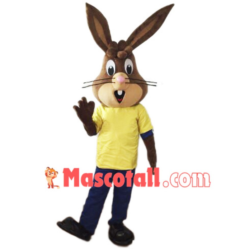 Friendly Lightweight Rabbit Mascot Costume