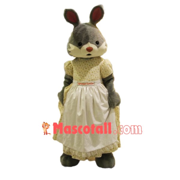 Lady Rabbit Mascot Costume