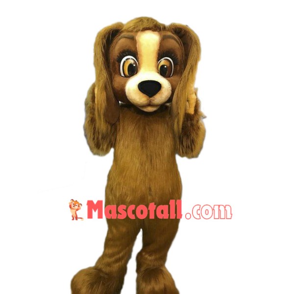 High Quality Furry Dog Mascot Costume