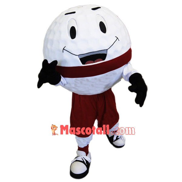 Golf Ball Mascot Costume