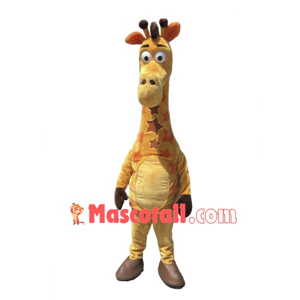 Halloween Giraffe Mascot Costume