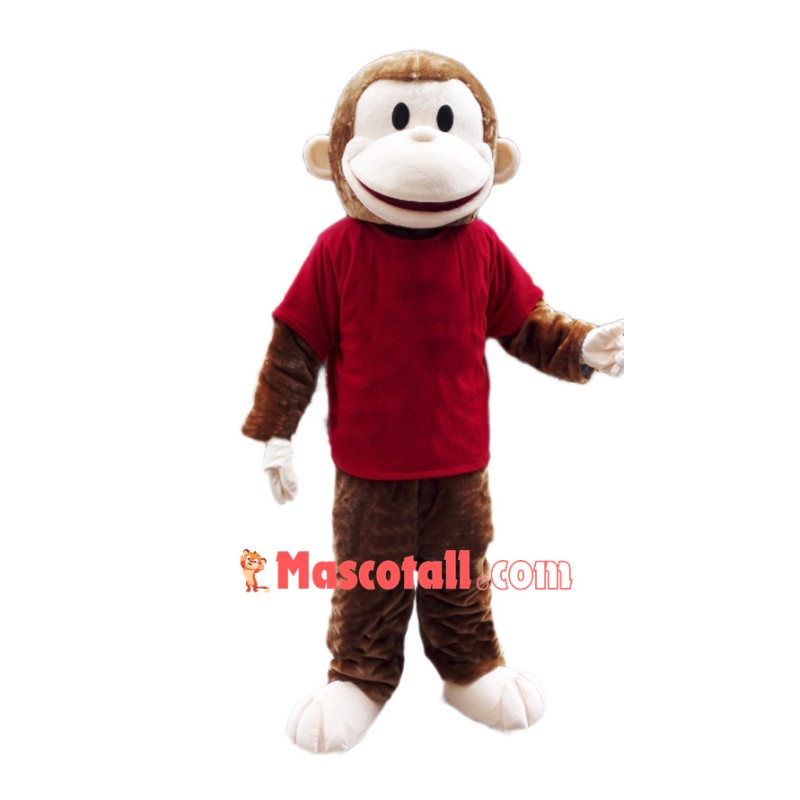 Happy Lightweight Monkey Mascot Costume