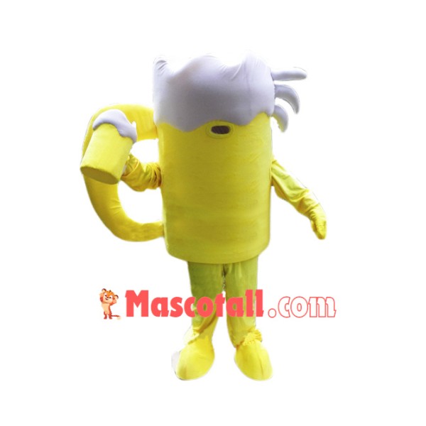 Cold Beer Cup Mascot Costume