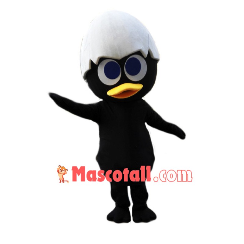 Black Chick Mascot Costume