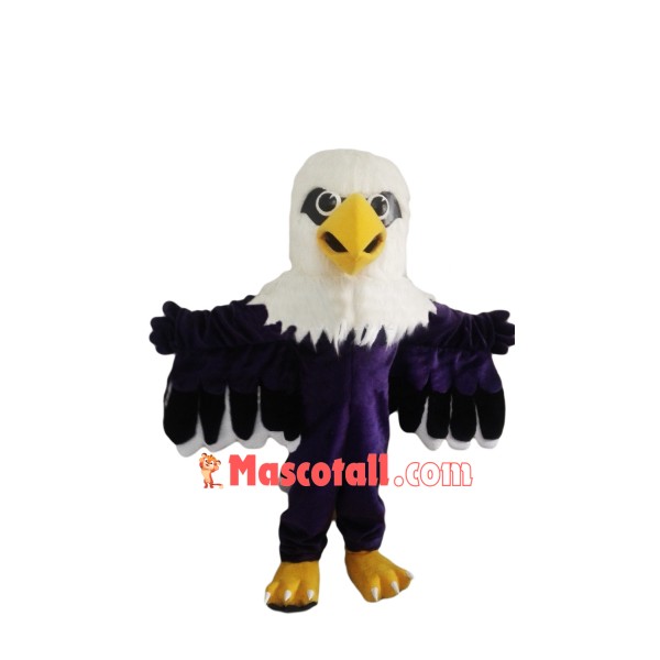 Purple Eagle Mascot Costume