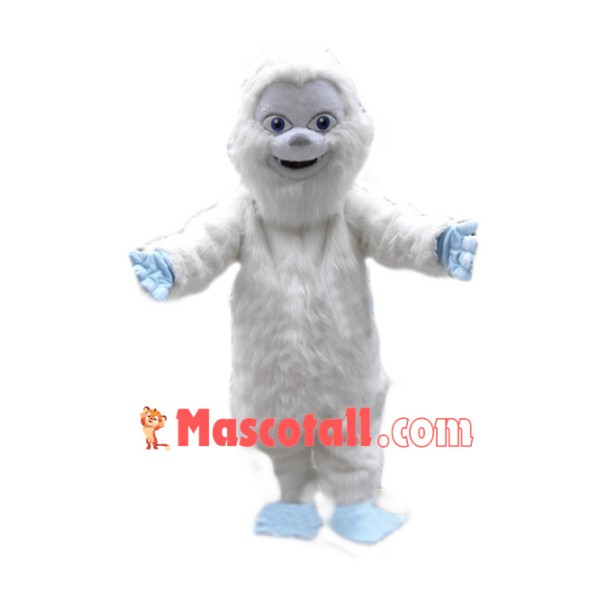 Cute Yeti Snowman Mascot Costume