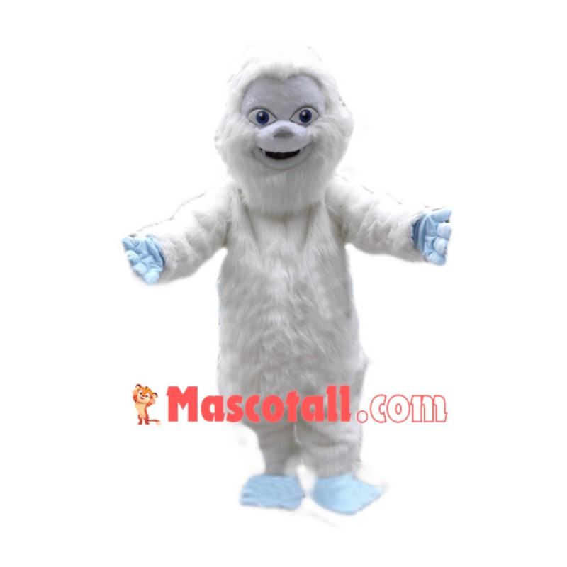 Cute Yeti Snowman Mascot Costume
