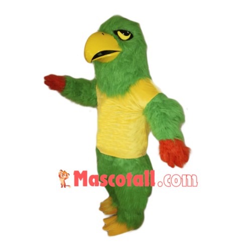 Green Falcon Mascot Costume