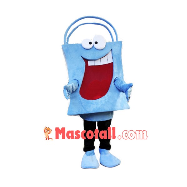 Blue Bag Mascot Costume