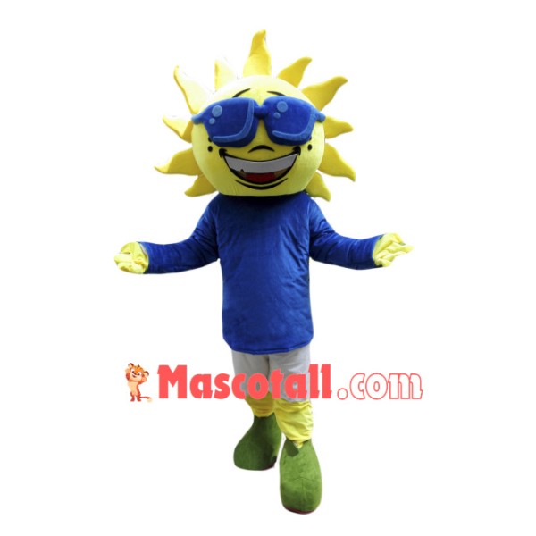 Sunflower Boy Mascot Costume