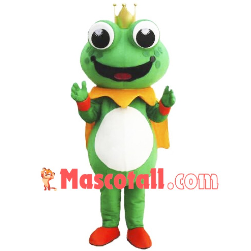 Cartoon Frog Mascot Costume