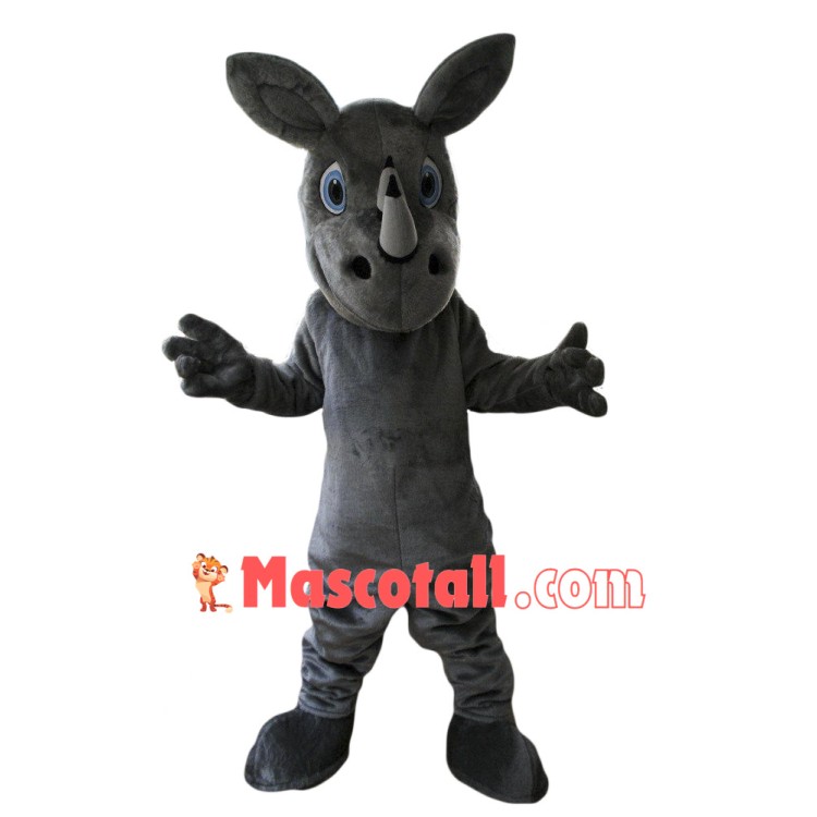 Friendly Rhino Mascot Costume