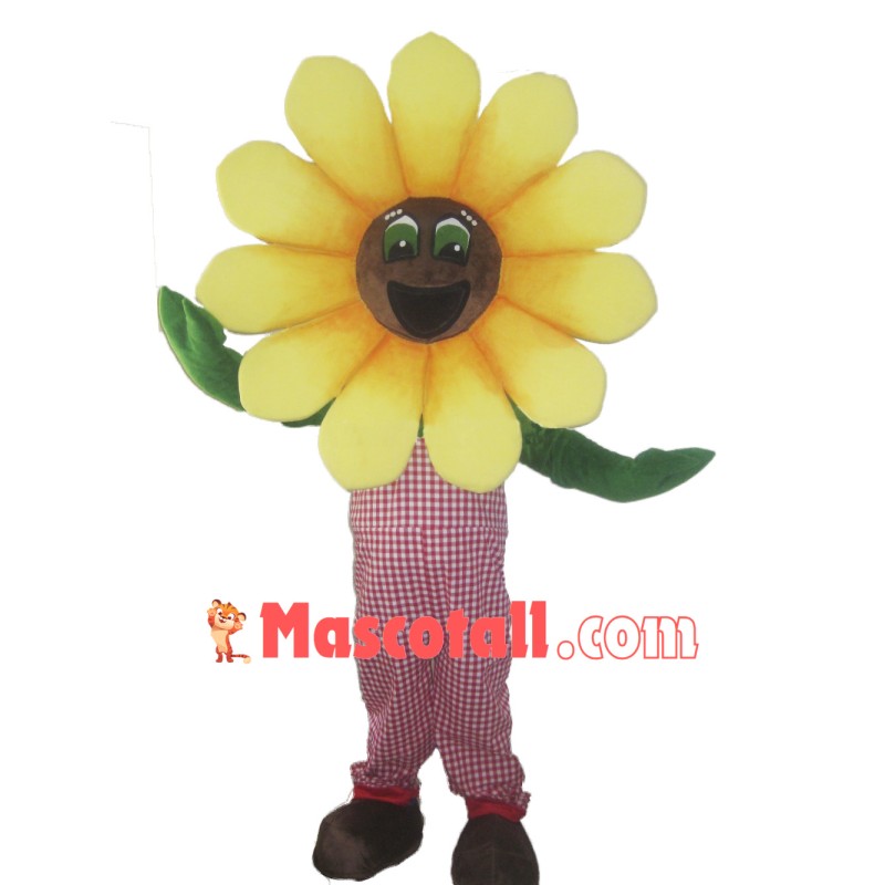 Happy Sunflower Mascot Costume