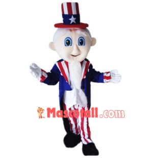 Cute Uncle Sam Mascot Costume