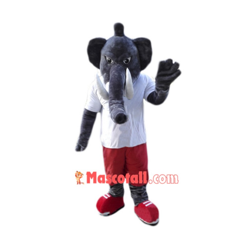 Power Elephant Mascot Costume Free Shipping