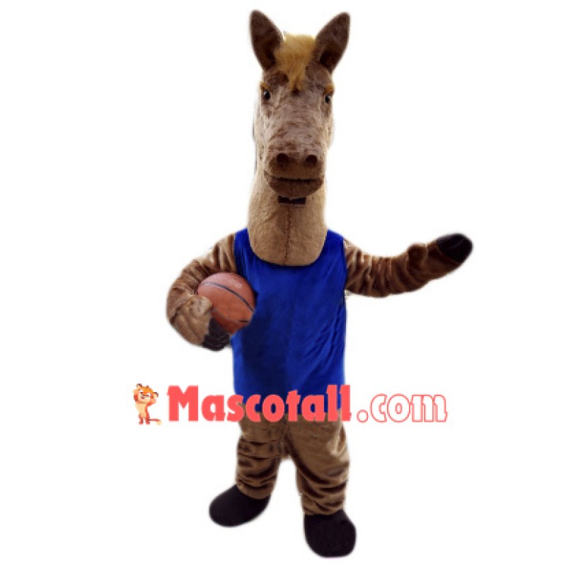 Basketball Horse Mascot Costume Free Shipping