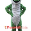 Plush Green Frog Mascot Costume