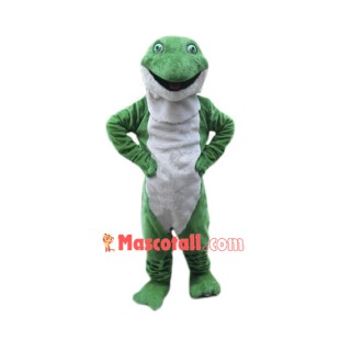 Plush Green Frog Mascot Costume