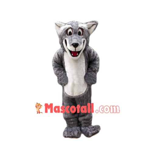 Plush Coyote Wolf Mascot Costume