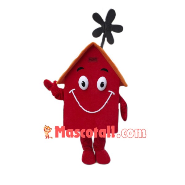 Red House Mascot Costume