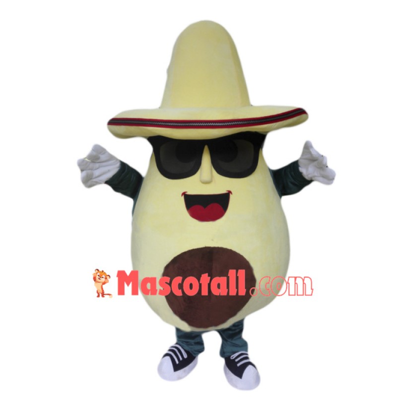 Avocado Mascot Costume