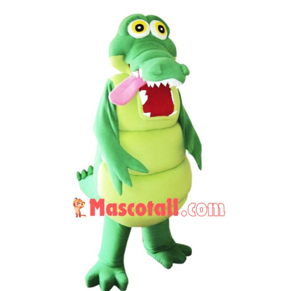 Happy Lightweight Alligator Mascot Costume Free Shipping