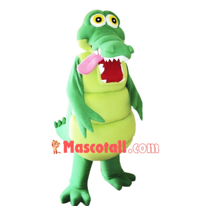 Happy Lightweight Alligator Mascot Costume Free Shipping