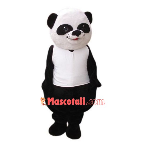 Cute Lightweight Panda Bear Mascot Costume