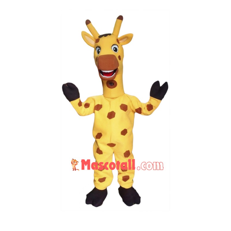 Friendly Lightweight Giraffe Mascot Costume