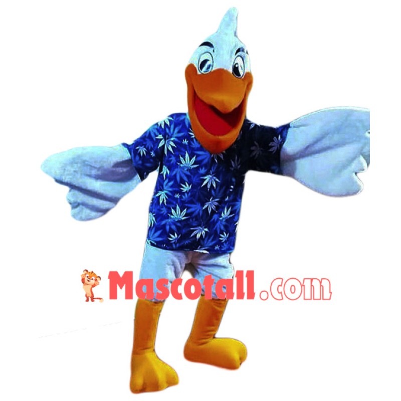 Happy Lightweight Pelican Mascot Costume