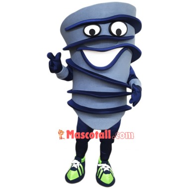 Happy Lightweight Tornado Mascot Costume