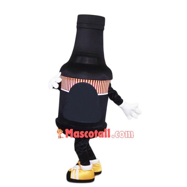 Black Bottle Mascot Costume