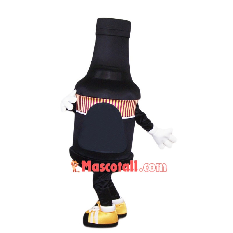 Black Bottle Mascot Costume