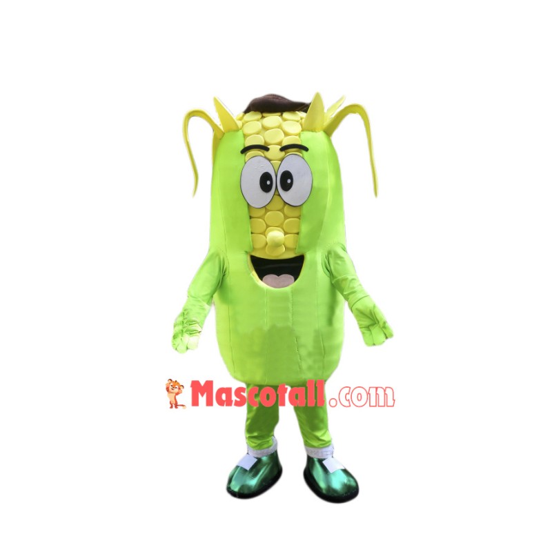 Happy Corn Mascot Costume Free Shipping