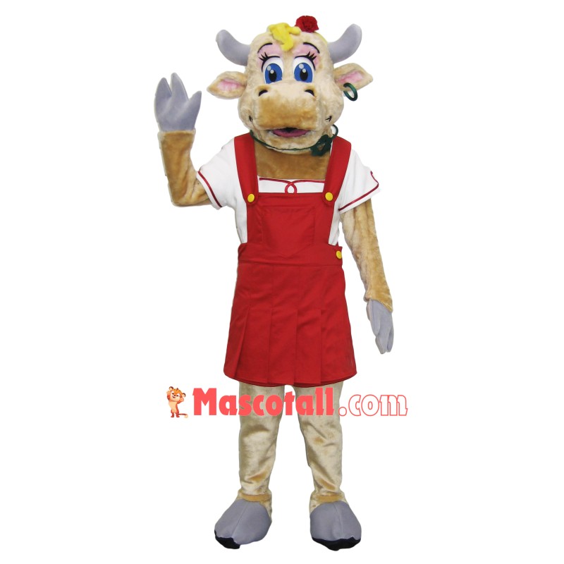 High Quality Female Cow Mascot Costume
