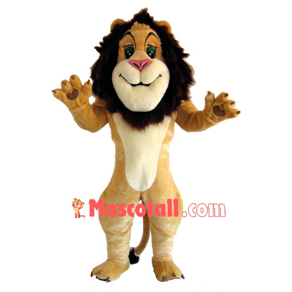 Happy Lightweight Lion Mascot Costume Free Shipping
