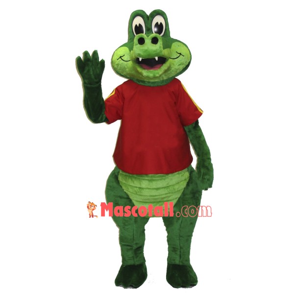 Happy Lightweight Crocodile Mascot Costume