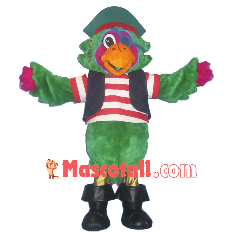 Happy Lightweight Parrot Mascot Costume